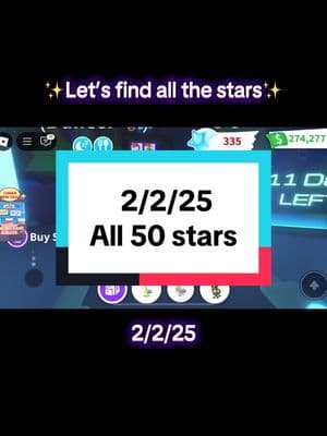 2/2/25 ALL 50 Stars! #robloxfyp #adoptme #robloxgames #fyp #robloxadoptme #shootingstars #location #locations #⭐️ #glitched #glitch #adoptmeroblox #update #adoptmerobloxpets #trading #pets #adoptmetrades #adoptmetrading #adoptmetrade #gaming #gamer #momgamer #gamermom #✨ #MomsofTikTok #helpingothers #helpingeachother #spaceegg #space #spaceupdate #moon #adoptmefyp 