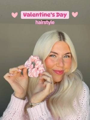 Valentine’s Day Hairstyle idea!💕🎀 this is perfect if you want to wear your hair up!!!🥰 #taylorxhairstyles #valentinesdayhairstyle #hairtutorial #ValentinesDay #easyhairstyles 