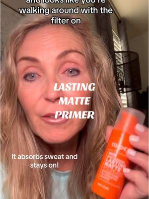 This lasting matte primer with spf 30 is unbelievable!  #faceprimer #sunscreen #matteprimer #tintedprimer #cosmetics #makeup #skincare #sweatabsorbing #longlastingmakeup 