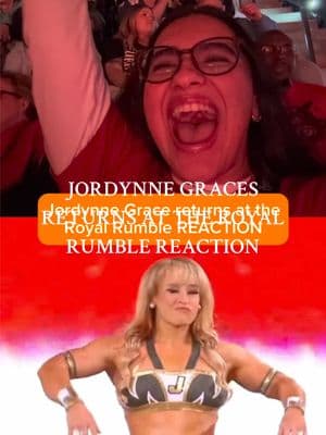 Jordynne Grace returns at the Royal Rumble REACTION #WWE #RoyalRumble #2025royalrumble #wwereaction #wwereturn #wwelive #prowrestling #jordynnegrace @WWE 