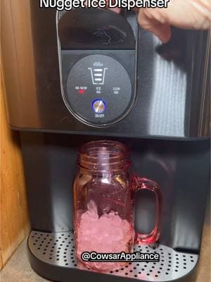 Replying to @Angel Neff @Cowsar Appliance This ice dispenser is a 12/10 🥰 There’s nothing like nugget ice 🤗 #cowsaricemaker #nuggetice #nuggeticemaker #nuggeticeislife #nuggeticemachine #1 #fyp 