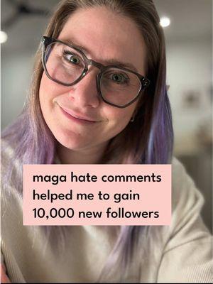 MAGA. Your hate comments helped me gain 10,000 new followers over on Instagram.  Talking about how the meta algorithm works. It’s important to engage with repro content, comment and share. Meta won’t push it out, so the more we engage with it, the more people it can reach.  . . . . . #meta #maga #comments #followers #likes #fyp #viral #influencer #reprorights #meta #instagram 