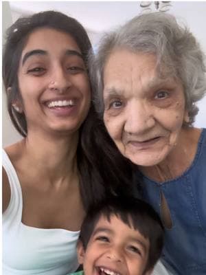 MY FAVORITE HUMANS 🥹 2023 ➡️ our final reunion in 2025 before dadi has two great grandbabies from her only granddaughter 🤰🏽 watching smiley grow up in this video made me so emotional — babies don’t keep and time is the biggest thief. 😭 #grandma #seeyouagain #wholesome #familylove #threegenerations #indiantiktok #desitiktok #dadi #familytime #transition #greatgrandma 