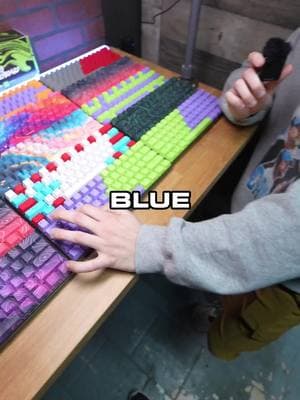 Do you like blue or red switches? #keyboards #keycaps #gaming #custom #clicky