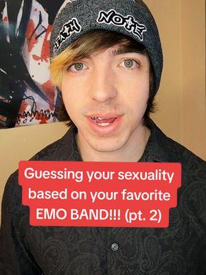 Guessing your sexuality based on your fav emo band! (pt. 2) #emo #emomusic #emoboy #emogirl #foryoupage #fyp #trending 