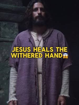 Jesus heals a man’s withered hand with a withered hand✝️🙏 #jesusislord #thechosen #jesusheals #christian #christianity #thechosentvseries #jesusisking #jesusname #praisegod #jesussaves #christisking #healed #christiantiktok #jesus 