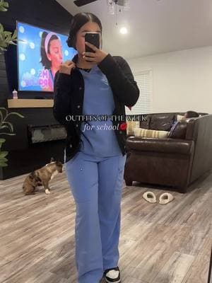 outfits of the week💋… ignore the cartoons in the back lol! clothes from: @target @Coach @American Eagle @UGG® @TJ Maxx @SHEIN  follow my insta link in bio!💌#fyp #foryoupage #viral #outfitinspo #outfitideas #styling #OutfitsOfTheWeek #outfitsforschool #scrubs 