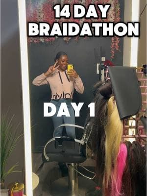 I’m a day late but it’s fine lol! #braidathon #knotlessbraids #njknotlessbraids #njbraider #braids #njbraids🔥🔥🔥 