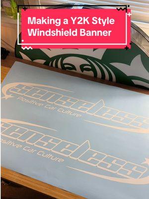 Let’s make a 36in Senseless Y2K Window Banner ASMR style! This is definitely one of my favorite windshield banner designs! Make sure to check out our shop for more vinyl windshield banners, vinyl car stickers, and other car window stickers! #vinylstickers #carstickers #tiktokshopfinds #asmrsounds #windshieldbanner #vinylbanner #windowbanner #y2kaesthetic #y2kstyle 