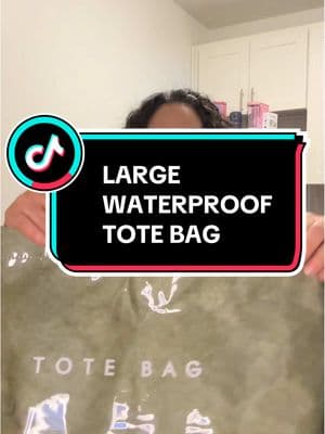 This is a cute bag. Hopefully it lasts lol 😂 #totebag #viraltotebag #waterproofbag #largecapacitybag #TikTokShop #tiktokaffiliate #LoveAtFirstFind 