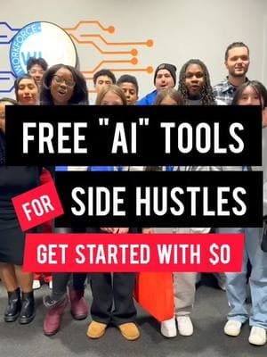 list of free #AI tools you can use for your next hustle!  with #ChatGPT and #DeepSeek being in competition for users, many platforms including them and others are giving you access to their tools for FREE for limited use.  . Take advantage while it lasts.  . And join us at schoolatnight.com  . #SideHustles #AI #SchoolAtNight 