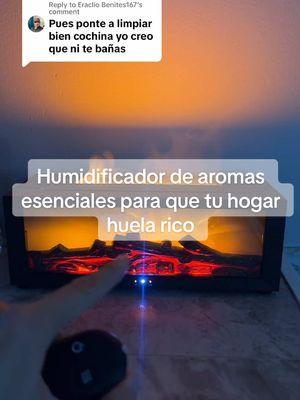 Replying to @Eraclio Benites167 póngase a limpiar mejor #cocina #cocinalimpia #purificador #humidificador #aromasesenciales #aromasinteligentes #aromasparaelhogar #oilhumidifier #esentialoils #Home #homeaccessories #hispanictiktok #parati #fypシ 