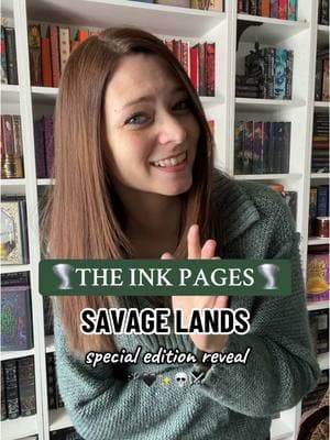 ✨UPDATE: the back cover will be changing and they will post the updated art soon✨ The Ink Pages has officially become my favorite special edition book company😮‍💨🫠 Early access (with the bonus overlay) is open now until 2.9🔥 Public access starts 2.10-2.23🖤 @the.ink.pages REP post #fantasybooktok #savagelands #theinkpages #specialeditionbooks #staceymariebrown