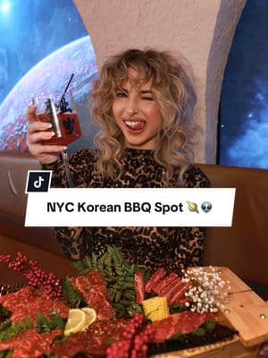 Korean Barbecue Spot in NYC and it’s Space themed! 👽🪐 This is Y Space BBQ (ALL YOU CAN EAT) Have you ever been to a K BBQ spot like this ?!  #nyc #nycfoodie #nyceats #yspacebbq #koreanbbq #koreanfood #nyckoreanfood #nycrecs #space #wagyu #nycfoodspots #nycrestaurants #creatorsearchinsights 