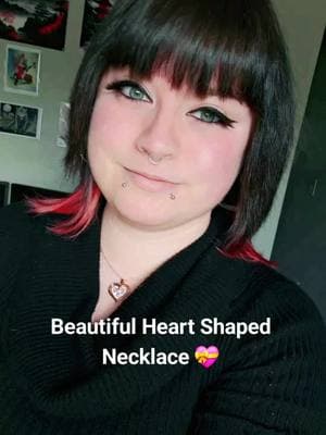 This necklace is beautiful! #heartshapednecklace #heartnecklace #iloveyoutothemoonandback #valentinesdaygift #valentinesdaynecklace #ValentinesDay #necklace  #clickthelink #fyp #foryoupage #getyouone #getyouoneofthese #getyours #getyoursnow #musthave #musthaves #TikTokShop #tiktokmademebuyit #gift #giftideas #girlfriendgift #wifegift 