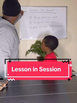 Lesson in Session #fitbeyond40 #fitat40 #mjwestsolutions #selfcontrol #healthiswealth #mentalhealthmatters🧠 #youthviolenceprevention #fatherhood