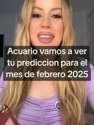 PREDICCION ACUARIO FEBRERO 2025 #acuario #acuario2025 #horoscopoacuario #prediccionacuario #irinacuesta #lecturadetarot #fyp #lovereading #lecturadecartas #tarot 