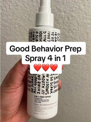 Good Behavior Prep Spray 💜 @IGK Hair #igkhair #hairtok #hairpeoducts #haircare #SelfCare ##TikTokShopLoveAtFirstFind #spotlightfinds 