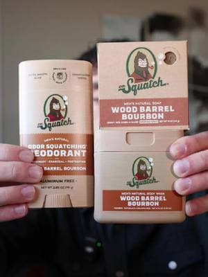 Dr. Squatch now has a Wood Barrel Bourbon Bundle and it even has a free gift! In this bundle you are getting Dr. Squatch's Wood Barrel Bourbon Soap, Deodorant, and all new body wash! And for the first time ever you are also getting Dr. Squatch's toilet tree bag for absolutely free!  #creatorsearchinsights #DrSquatch #drsquatchpartner #drsquatchsoap #drsquatchdeodorant #drsquatchbodywash #soap #deodorant #bodywash #bag #woodbarrelbourbon #drsquatchshampoo #drsquatchconditioner  #shampoo #freshsoap #conditioner #smellgood #lovelanguage #seasonalgems #GiftGuide #TTSDelightNow 