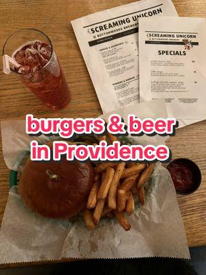 love, love, love a good burger. not usually a huge fan of beer, but their lineup is solid. they also have ciders & a funky espresso mocktail that was truly mind-blowing!  I'm such a fan of bars/brewerys with mismatched furniture. it gives effortless, grandma's basement vibes in the best way possible!  still hungry? ➡️  @jariah | twohungrybitchesRI 💋  #brewerytok #brewery #buttonwoodsbrewery #providenceri #rhodeisland #rhodeislandfood #eastcoast #rhodeislandrestaurants #fyp 