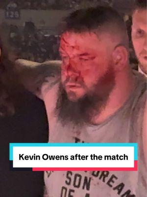 Kevin Owens injury at the 2025 Royal Rumble, look at his face 😱 #kevinowens #RoyalRumble #wweroyalrumble #WWE #royalrumble2025 #alexabliss #wwecody #codyrhodes #wwetiktok 