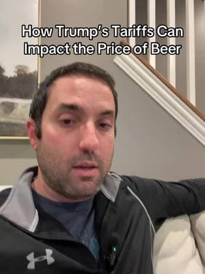 Higher beer prices? With these tariffs, maybe. #beer #tariffs #trump #craftbeer #beertok #tariff #price #beercan #aluminum #budlight #anheuserbusch #budwesier 