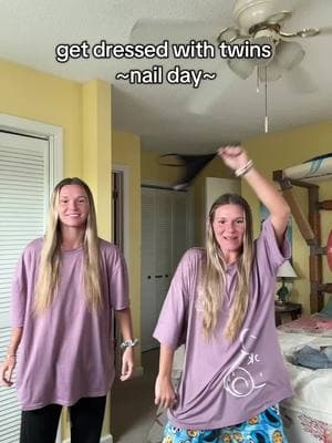 jeans for nail day is crazy #grwu #grwm #twins #funny 