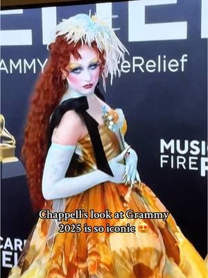 Good luck, Babe! ❤️❤️❤️ #chappellroan #chappelroanedit #chappellroanedit #goodluckbabe #celebrity #grammy #grammys #grammys2025 #redcarpet #grammysredcarpet #gaultier #degas #edgardegas #artwork #hautecouture #couturedress 