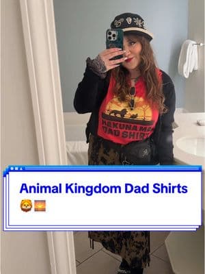 with our version of THE shirt 😂 #animalkingdomshirts #disneydads #hakunamatatashirt 