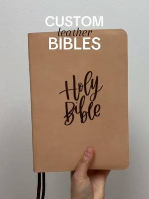 Have you ordered one on our website yet? #biblerebinding #custombible #rebind #leathercraft #fullgrainleather #girlreadyourbible #leatherbible #bible #bibleversedaily 