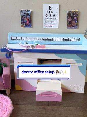 doctor office setup 🩺👩🏻‍⚕️✨ #setup #asmr #asmrsounds #miniature #miniatures #miniaturefood #minifood #dollhouse #satisfying #oddlysatisfying #americangirl #americangirldoll #agdoll #fypシ゚ #fypシ゚viral #fypdonggggggg #viral 