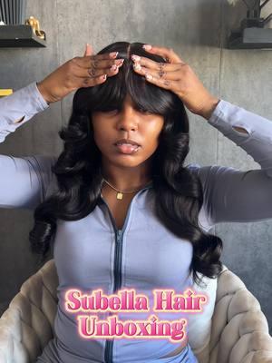 Best glueless wig on Tiktok. Run to get yours! Hair from subellahair_shop . #subellahair #subellagluelesswig #wiginstall #humanhairwig #lacewig #gluelesswig #wigsforbeginners #oceanwavewig #lacewig #TikTokShop #wigtok #lacewig #subellaHDlacewig #subellawig #subellawiginstall #subellahair  #bodywavewig  #byebyeknotswig     #wiginstall #wiginfluencer  #wigtutorial #frontalwig #humanhair #softcurls #curtainbang #middlepart 