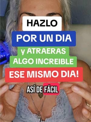 hazlo por un dia y atraeras algo increible ese mismo dia, solo dedicate a VER  Y SENTIR lo que si quieres y tienes y te aseguro q algo increíble te llegara ese dia! no me creas HAZLO! #abundanciayprosperidad #manifestardeseos #eluniverso #manifestardeseos #leydeatracción #manifestacionespositivas #atraerabundancia #hazlo #universo 