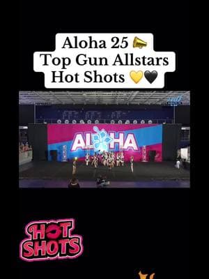 #fy #fyp #foryoupage #allstarcheer #tg #topgun #hotshot 💛🖤📣 Great job guys 🥳 #trending #cheersquad #allstarmoment #athlete #viralvideo 