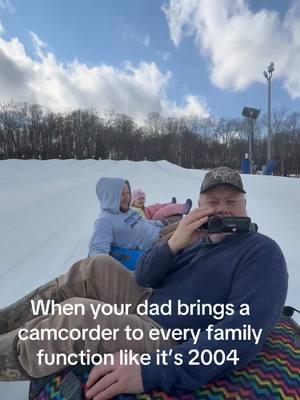 He burns all the video onto cd’s and gives us copies of the trips. #dad #oldmanthings #fyp #perfectnorthslopes #camcorder #sweetbutweird 