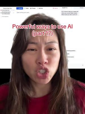 When you fall in love with your design, use AI to humble yourself! 😭😅 my current workflows to prototype new designs in a fullstack AI builder, then take screenshots and drop them into ChatGPT o1 to get feedback, especially on what is confusing from a user experience perspective.  sometimes I also have ChatGPT for specific improvements. I can make, then copy paste it back into my fullstack AI builder. #a#aia#aitoolsp#productdesigns#startupt#techstartups#saasb#buildingproductss#sabrinaramonova#aiforbusiness#greenscreen #greenscreenvideo 