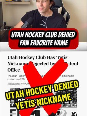 Utah Hockey Denied new name? What should their next team name be?🤔 #NHL #hockey #hockeytiktoks #hockeylife #hockeyplayer #stanleycupplayoffs #nhlplayoffs #nhlhockey 