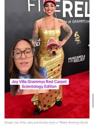 Joy Villa is a Scientology celebrity  #joyvilla #grammys #grammysredcarpet #grammys2025 