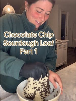 Chocolate chip sourdough loaf part 1 #sourdough #sourdoughbread #sourdoughtok #sourdoughforbeginners #sourdoughbaking #sourdoughrecipe #chocolatechipsourdough #yummy 