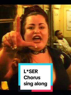 Sing Along Chorus: 🎤 Okay we walkin’ in you NOT allowed with me 💅 with my pretty ugly b*tches we in Bowery 🗽 then we with the Lizzes hoppin! jMZ 🚞 L*SER Get away from me!   #chorus #singalong #hiphop #femme #femalerapper #rapper #boombap #nyc #anthem #brooklyn #musician #jmz #mta #subway #plussizequeen #oldschool #underground #alt #alternative  