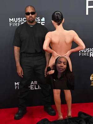 Kanye wtf #kanyewest #grammys #grammyredcarpet 