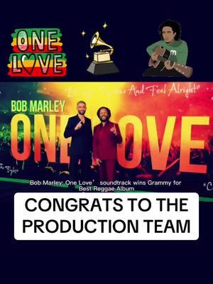 Bob Marley one love sound track won Grammy award. #onelove #onelovesoundtrack #goviral #oneloveoneheart #onelovemovie #bobmarley #bobmarleymovie #bobmarleychallenge #gong #bobmarleyofficial #tuffgong #robertlestermarley #robertmarley #bobmarleyonelovemoviesoundtrackwongrammy #onelovewongrammy #onelovebestgrammyalbum