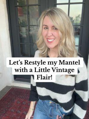 Let’s Restyle my Mantel with a Little Vintage Flair!   #style #restyle #entrywaydecor #mantel #thriftflip #mantelstyle #beforeandafter #homedecor #upcycle #rework #DIY #thriftflip #homedecor #upcycling #upcycle   #DIY #thriftflip #homedecor #upcycles #rework #upcycling #thriftflip  #organize #reuse #recycle #secondhandstyle  #transform #oldtonew #upcycleddesign  #makers  #upcyclersoftiktok #makersoftiktok #upcycling #repurpose  #repurposed 