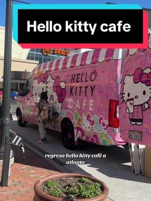 Hello kitty cafe truck en atlanta !  Cosas que debes saber Hora: de 10 am - 7 pm. Solo aceptan tarjeta de crédito y no efectivo. Dependiendo del inventario, podrás conseguir productos como tasas, vasos, termos, llaveros, camisetas, bolso, todo con la imagen de Hello Kitty. En experiencias anteriores, las líneas para comprar pueden ser bastante largas y los tiempos de espera podrían durar varias horas, así que toma tus previsiones! #atlanta #atl #usa #hellokitty #hellokittylover #atlanticstation #travel #hellokittycafetruck #ga 