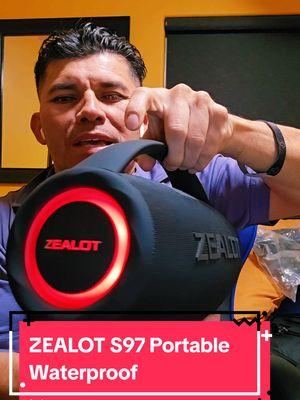 ZEALOT S97 Portable Waterproof Speaker 0. #zealot #zealots97 #speaker #waterproofspeaker #bluetooth #wirelessspeaker #bluetoothspeaker #musictok #altavoz #inalambrico #experienciamusical #sonidopremium #unboxingtech #calidaddesonido #fypシ #paratii #TikTokShop #TikTokMadeMeBuyit #FallDealsForYou #TikTokShopLoveAtFirstFind #spotlightfinds 