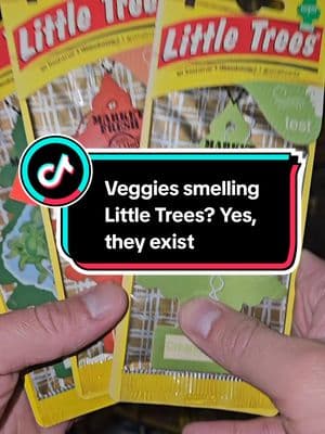 Veggies smelling Little Trees? Yes it happened! Lets talk about it! #weirdhistory #smells #veggies #tomato #basil #avocado #littletrees #weirdsmells #weirdfoodcombos #carfreshners #scents 