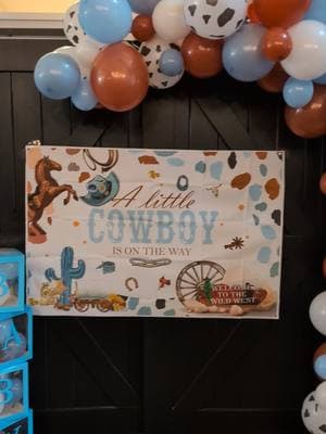 I can't wait to be an auntie again! fun day showering my SIL with love for the newest little cowboy.  #babyshower #diybabyshower #sisters #auntie #cowboy 