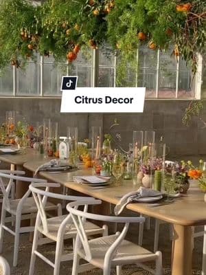 Obsessing over this trend. It’s our new favorite decor detail!  #weddingdetails #detailsdarling #weddingplanners #2025bride #2026bride #citrusdecor #weddinginspiration #springweddings #summerweddings 