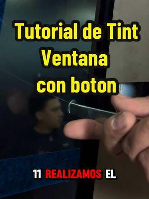 Tutorial como hacer  el Tint en estos vidrios! #windowtint #tutorial #tint #vidrio #tinting 