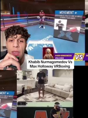 Khabib Nurmagomedov Vs Max Holloway VRBoxing Round 1 #boxing #khabib #holloway #mma #UFC #vr #metaverse